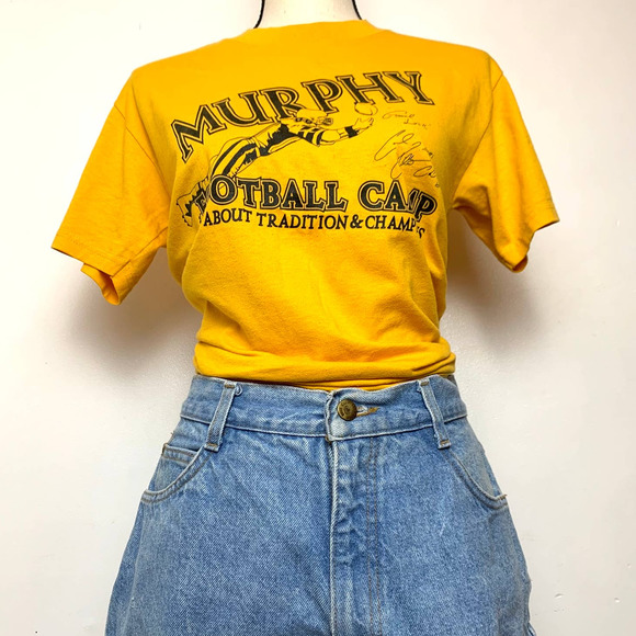 Vintage 90s Football Local Champs T-shirt- XS - Picture 7 of 11